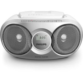 Philips AZ215S Radio CD Soundmachine Plata